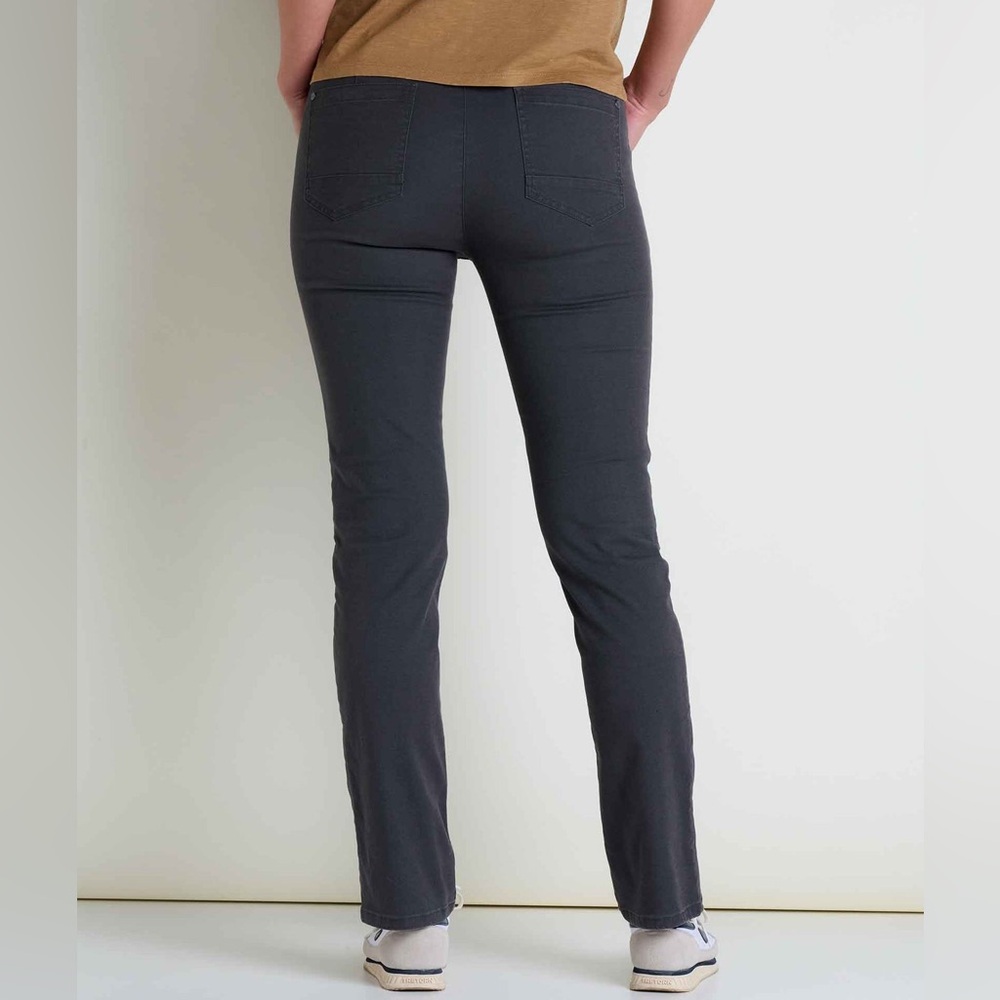 Toad&Co Earthworks Gray Organic Cotton Blend Straight Leg Utility Pants - Picture 2 of 12